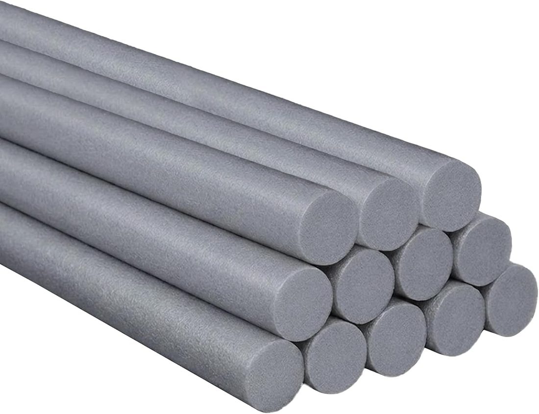 1.5 Inch x 35 Inch Solid Foam Sticks for Craft Projects - 12 Pack