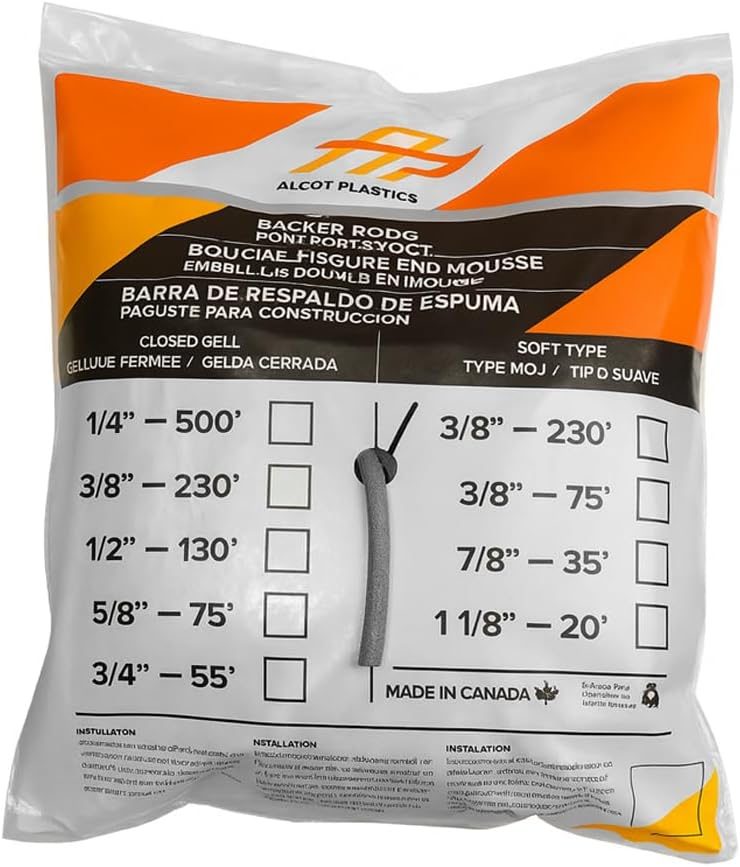 3/4 Inch x55 Feet Backer Rod For Gaps & Joints view 5