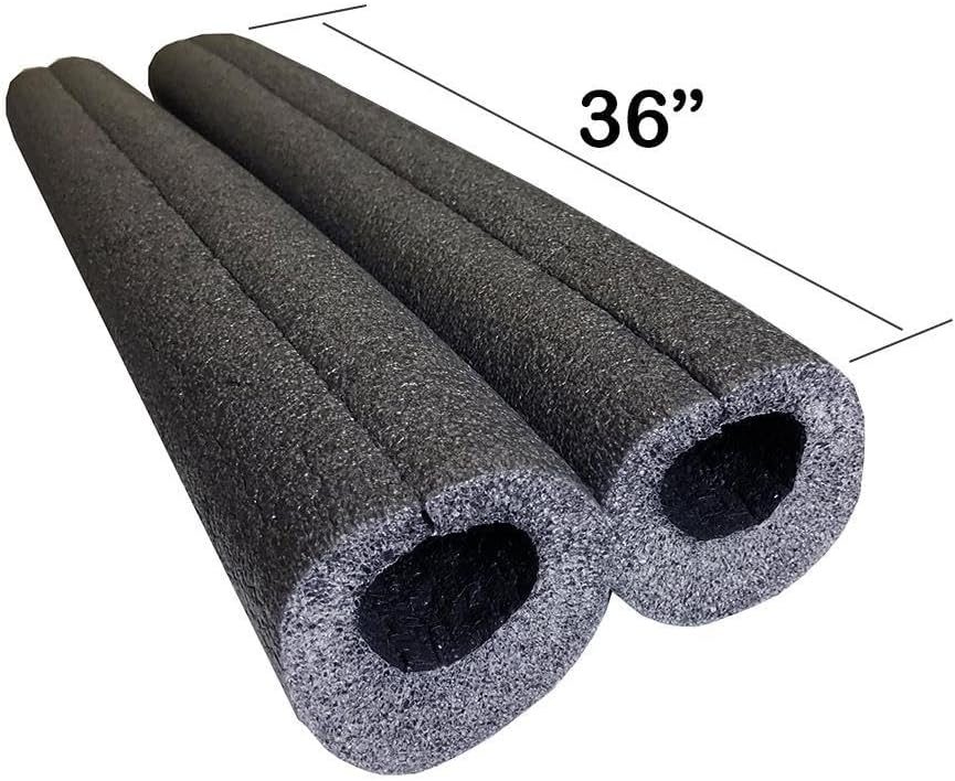 3 Foot Black Roll Bar Padding 4 Pack - fire Retardant view 2