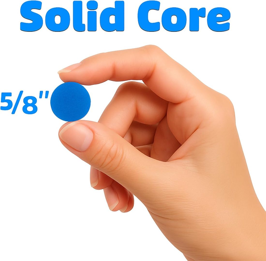 5/8” × 20 ft Foam Noodles for Crafts – Solid-Core Foam Tubes… view 2