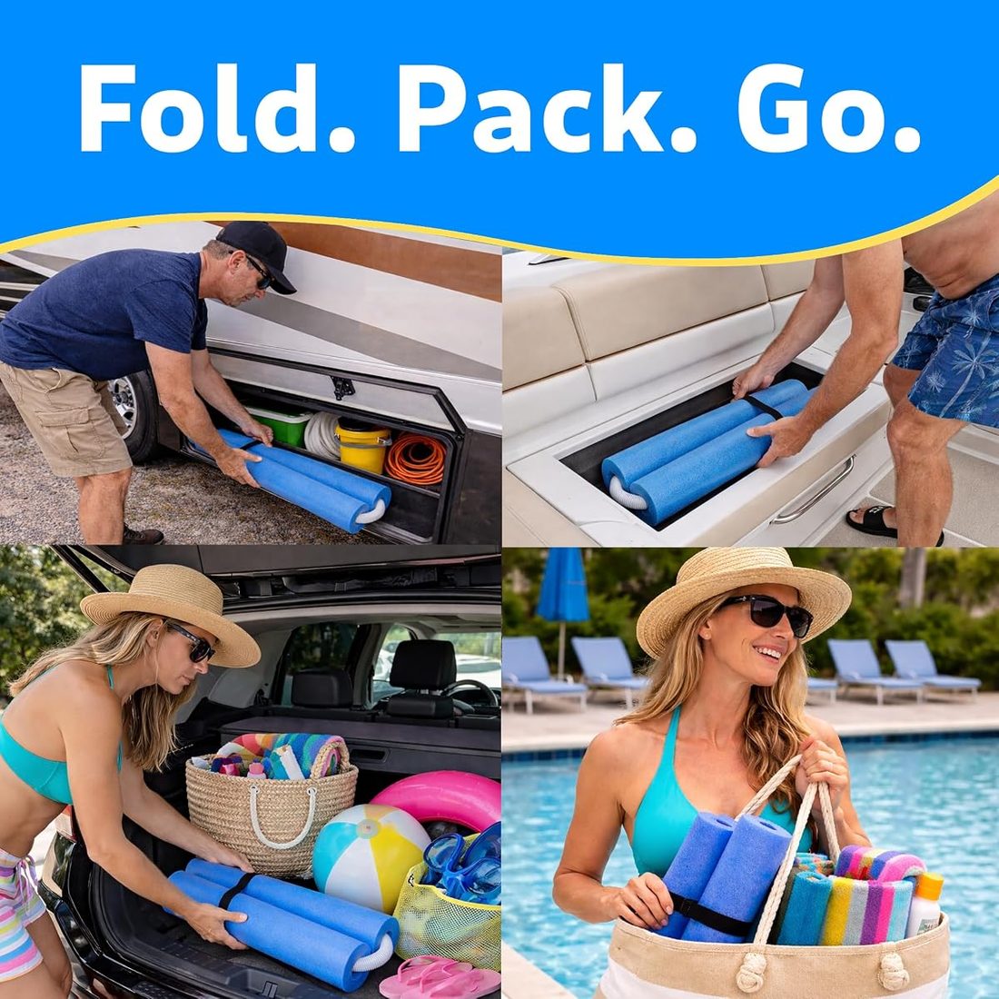 AquaFold Foldable Pool Noodle view 2