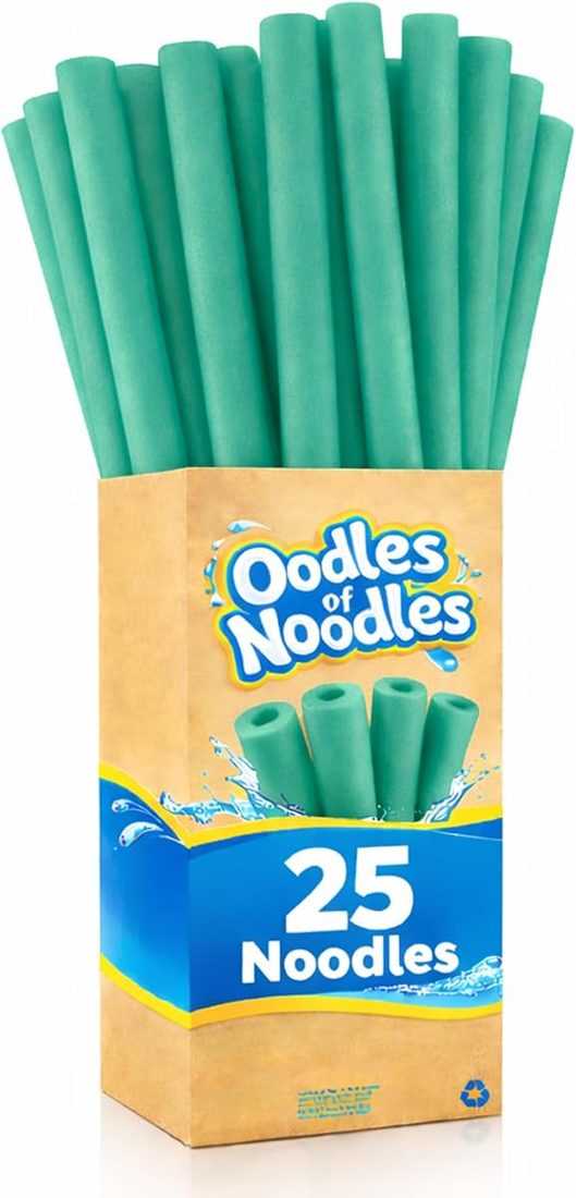 Deluxe Pool Noodles Foam - Pack of 25 - Extra Dense