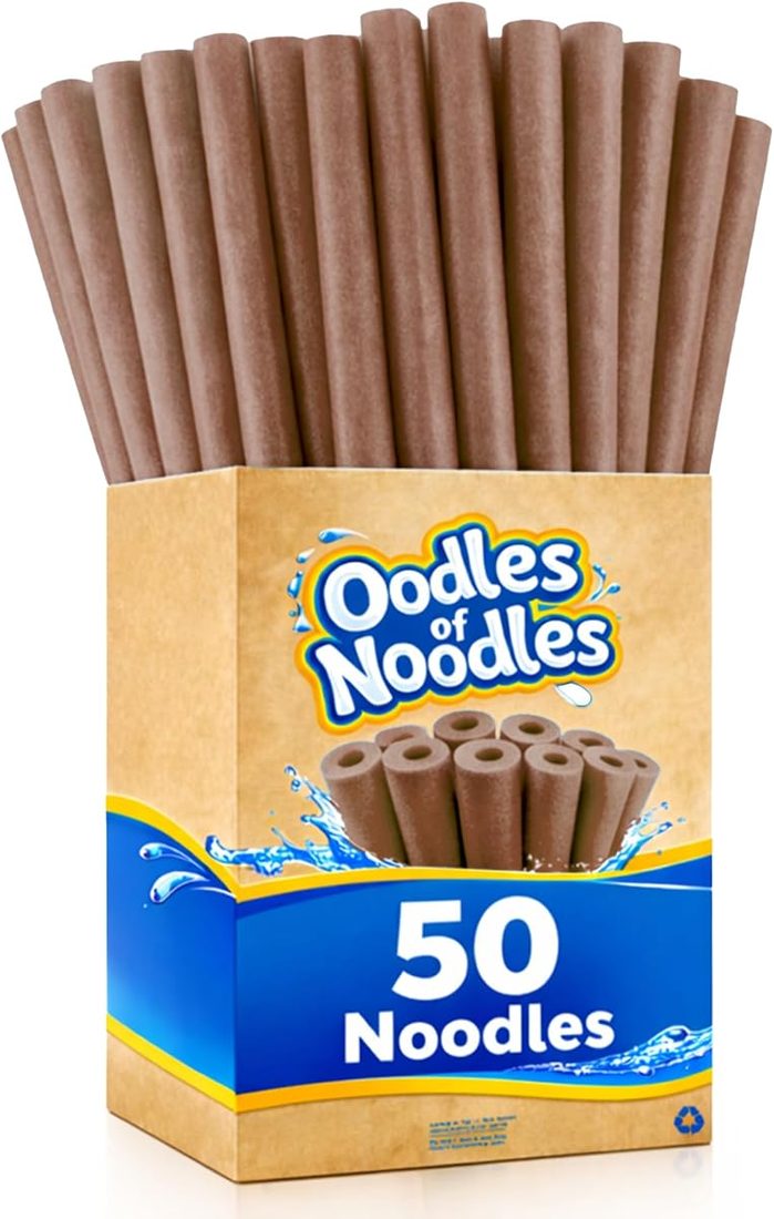 Deluxe Pool Noodles Foam - Pack of 50 - Extra Dense