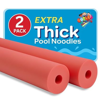 Jumbo & XL Pool Noodles Red