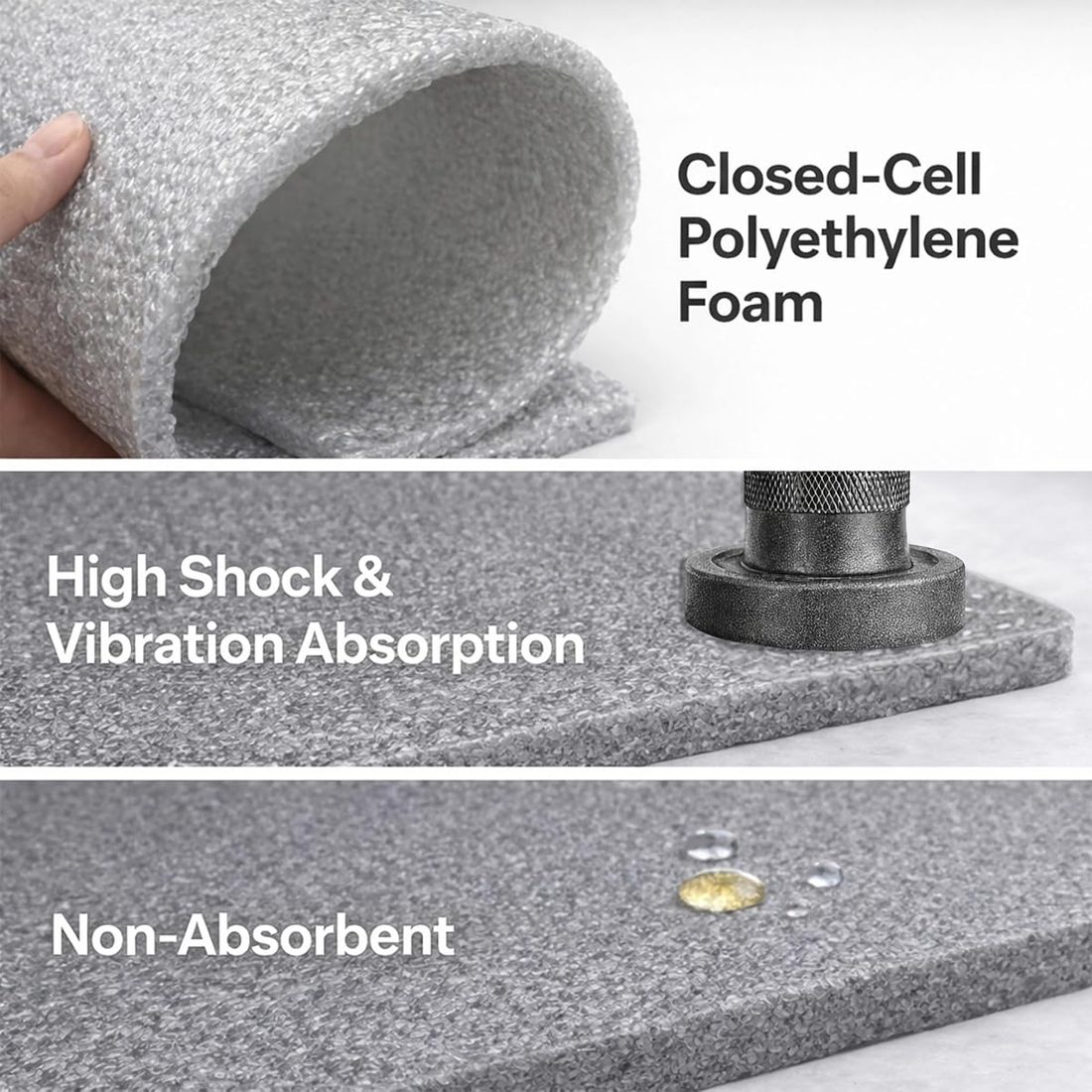 Foam Sheet Roll 50ft x 36in x 1/2in - Durable, Easy to Cut view 2