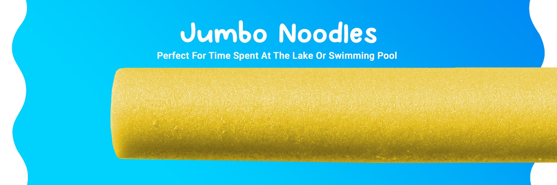 Jumbo & XL Pool Noodles shelf at the Oodles of Noodles lido