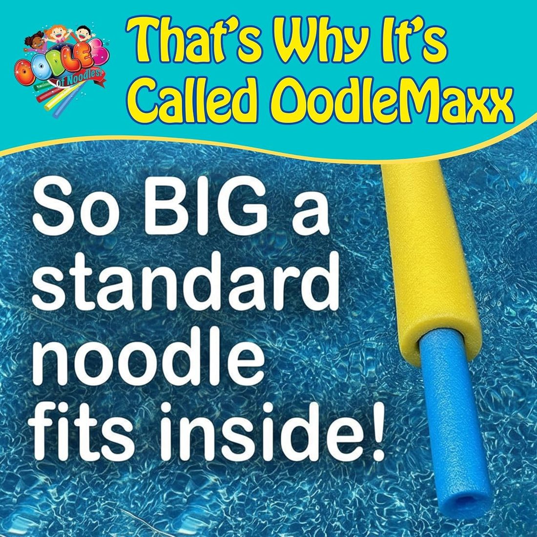 OodleMaxx Giant Pool Noodle - 54 Inch Extra Thick Foam view 2