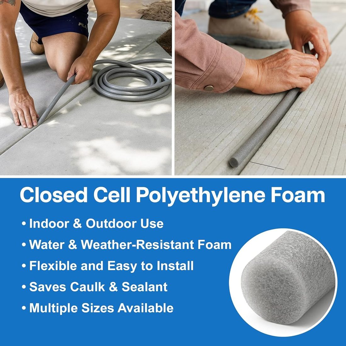 Premium Foam Backer Rod – Versatile Gap & Joint Filler for Home,… view 4