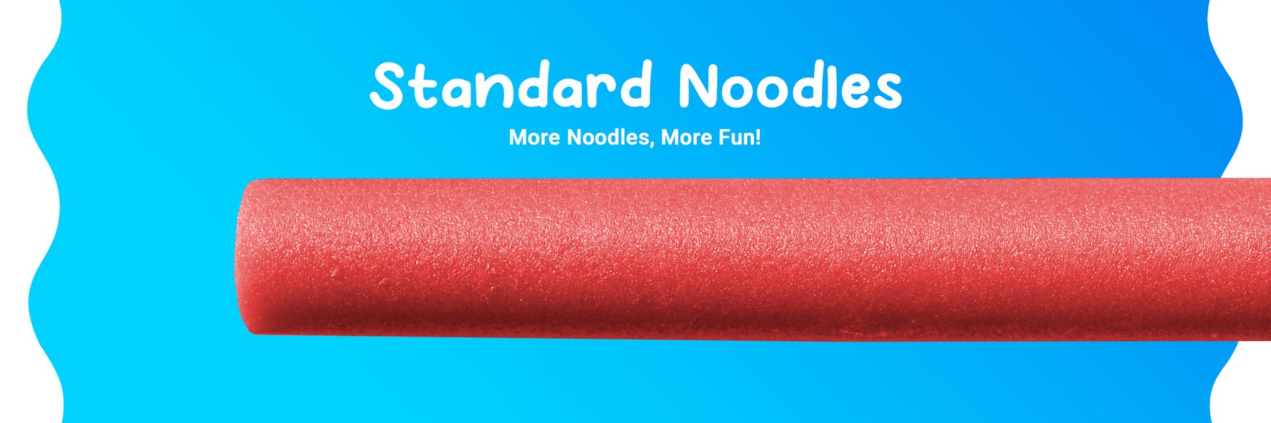 Standard Pool Noodles shelf at the Oodles of Noodles lido