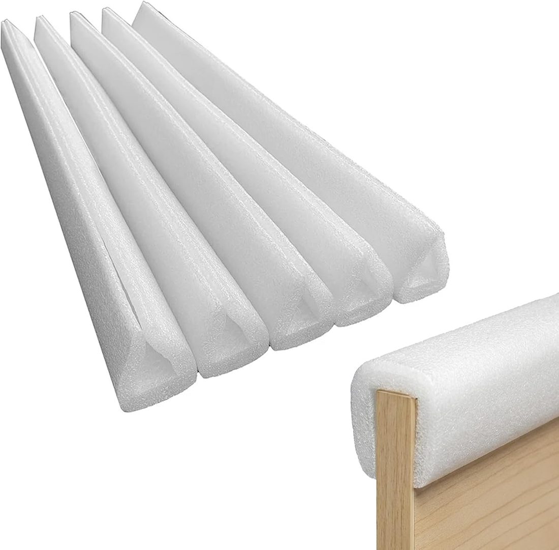 U-Channel Foam Edge Protectors, Flexible Foam Guards